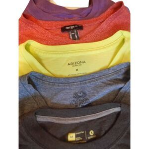 Men's pack of 5 crew neck every day tees mixed brands